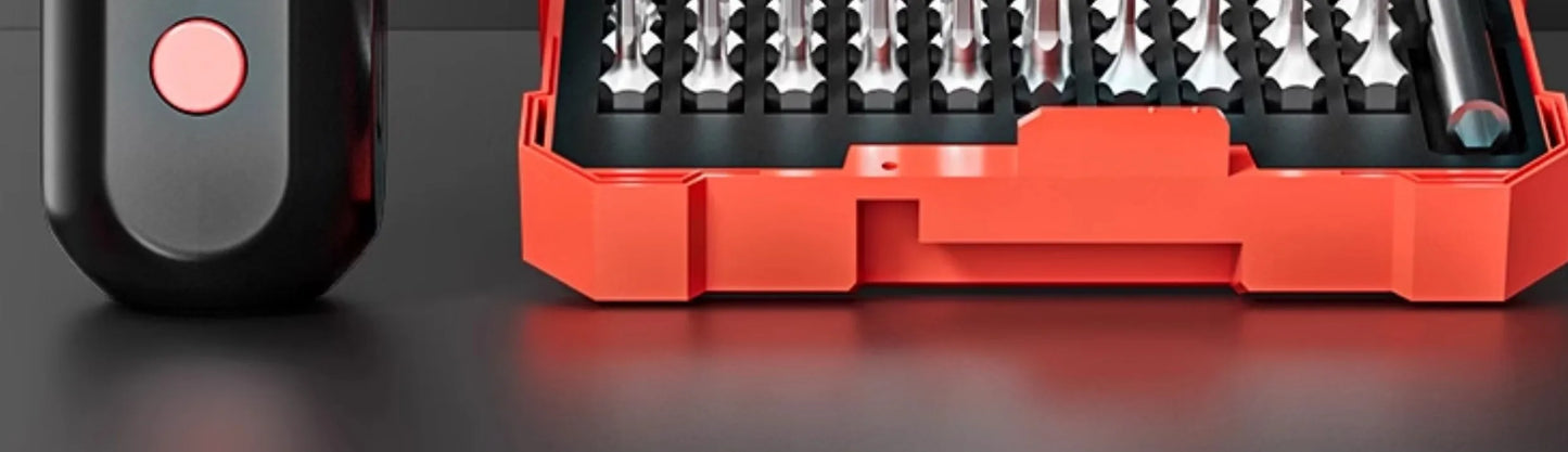 Electric Screwdriver Cordless, Rechargeable Power Screwdrivers Set, Automatic Home Repair USB Cable Tool Kit with LED Lights