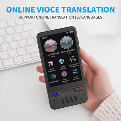 Language Translator Device AI Translation Support ChatGPT 138 Languages Translation Two Way Real Time Voice Translation with