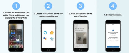 Matter Smart Socket UK WiFi Smart Plug 16A Mini Home Appliance Outlet Voice App Control Work with Alexa Google Home HomeKit Siri