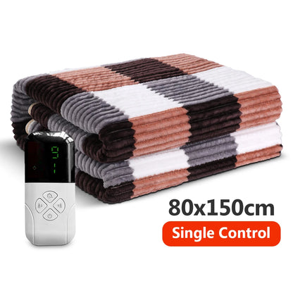 Electric Bed Sheet Heated 220V Blankets Heated Electric Sheet Intelligent Controller EU Plug Home Living Room Office Winter Use