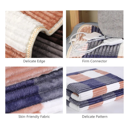 Electric Bed Sheet Heated 220V Blankets Heated Electric Sheet Intelligent Controller EU Plug Home Living Room Office Winter Use