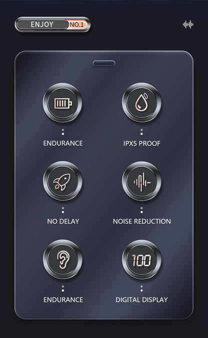 New Lenovo LP75 TWS Sports Earphones Bluetooth 5.3 Wireless Headphones Waterproof HiFi Stereo Noise Reduction Earbuds with Mics