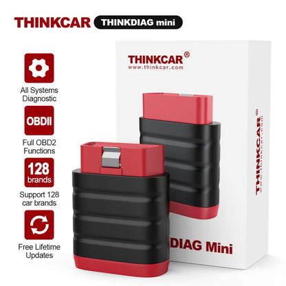 THINKCAR Thinkdiag Mini Bluetooth OBD2 Scanner Diagnostic Tool Full-System Car Scanner Check Engine Light Fault Code Reader Tool
