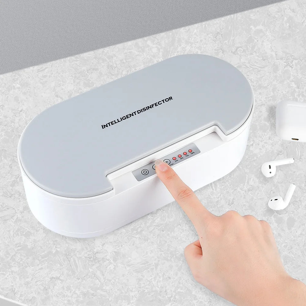 Electric UV Sterilizer Aromatherapy Disinfection Box for Jewelry Glasses Phone Nail Manicure Make Up Tools