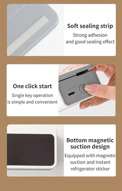 Plastic Bag Sealer Mini Heat Bag Sealing Machine Rechargeable Handheld Food Packaging Heat Sealer Thermal Bags Sealing Machine