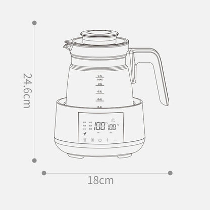 1.2L Electric Water Kettle Infant Thermostatic Milk Regulator Baby Kettle Keep Warm 24 Hours Smart Insulation Pot Milk Warmer
